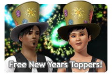 The Sims EA New Years Hats Download