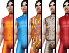 Sims 3 Male Latex Catsuit 1 Colors Download