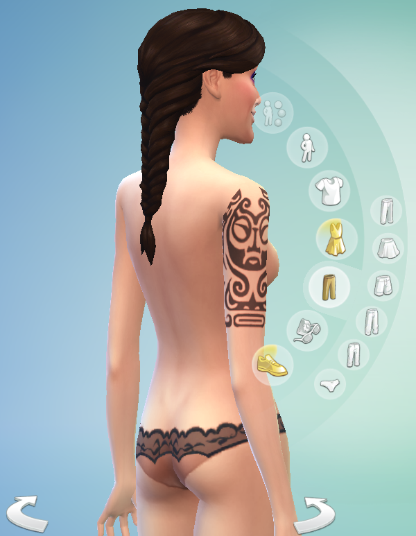 The Sims 4 Panties Recolor