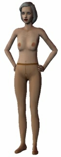 The Sims female elder pantyhose brown 1 1 Download