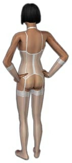 The Sims 2 - female adult lingerie white -front- Download